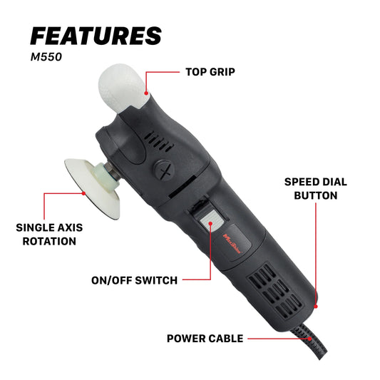 MaxShine M550 3-inch Mini Rotary Polisher