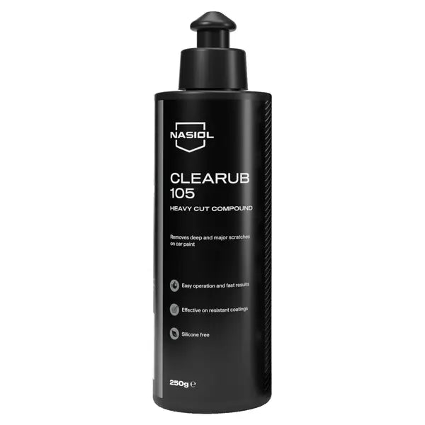 Nasiol CleaRub 105 Heavy Cut Compound | Professional High-Gloss Heavy Cutting Polish